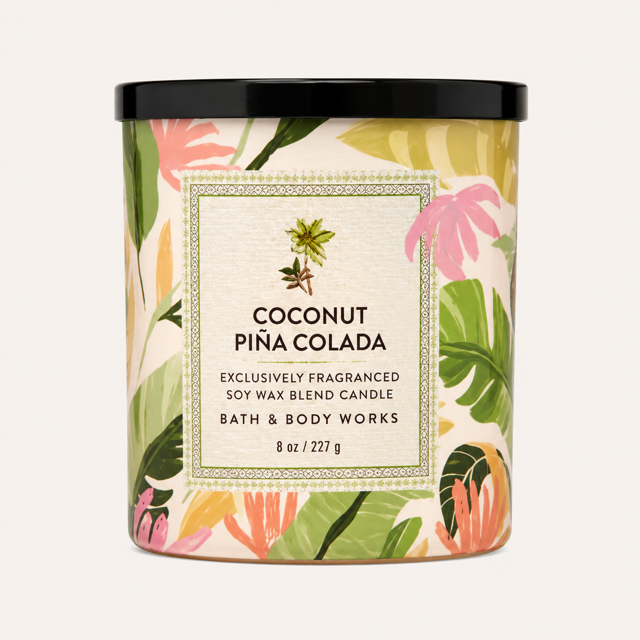 Bath & Body Works Coconut Piña Colada Vela Aromática 8 oz 1 Mecha