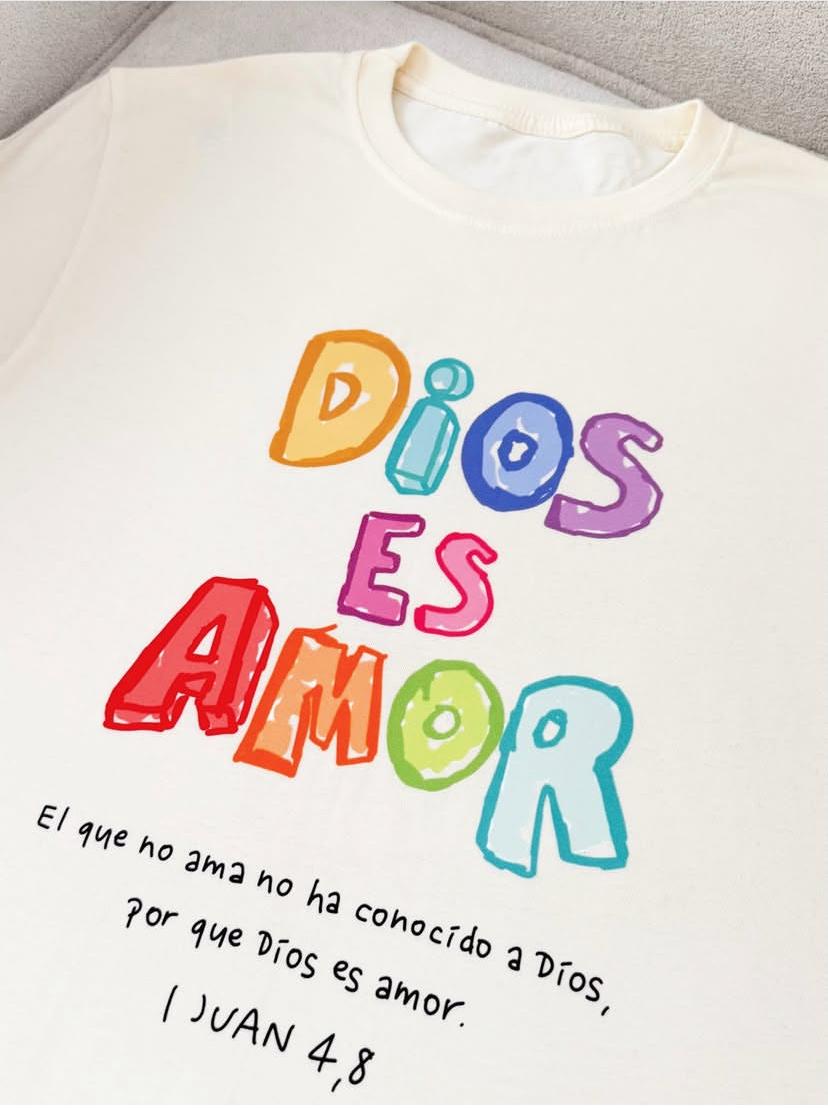 T-Shirt Dios es amor Adultos
